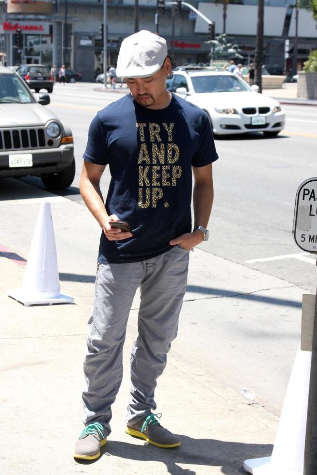 LOS ANGELES, JUL 29 - Taku Hirano at the Celebrity Sighting at the Magnolia Restaurant on July 29, 2014 in Los Angeles, CA photo