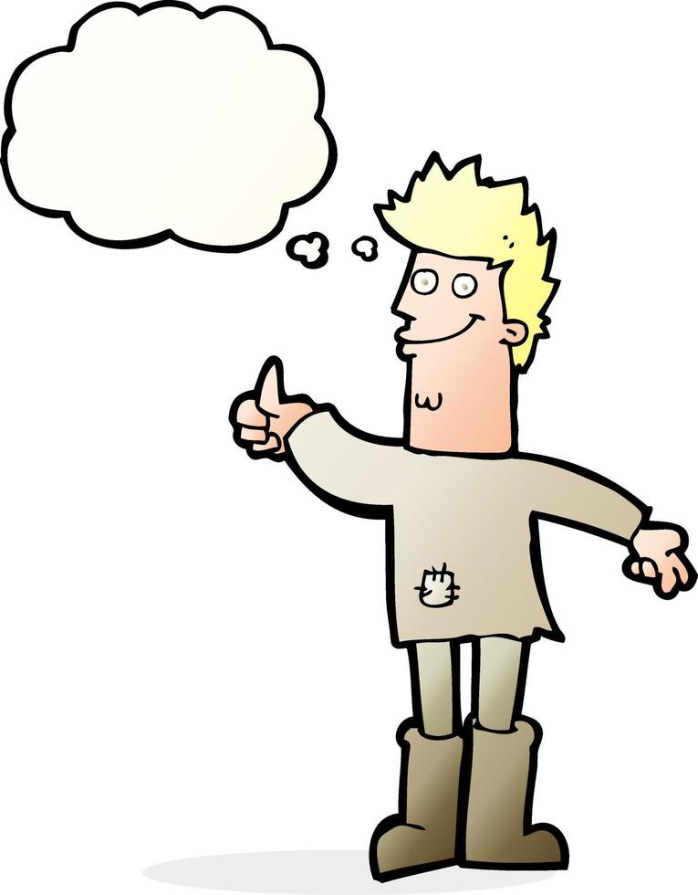 hombre de pensamiento positivo de dibujos animados en harapos con burbuja de pensamiento 12339157 Vector en Vecteezy hombre de pensamiento positivo de dibujos animados en harapos con burbuja de pensamiento 12339157 Vector en Vecteezy