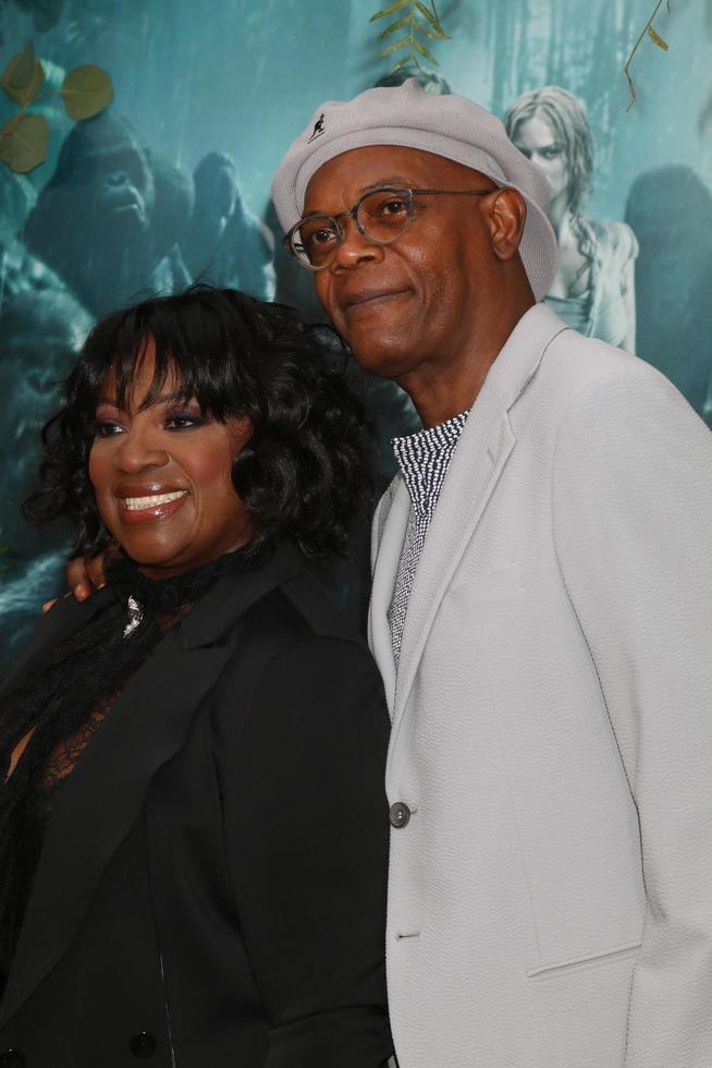 LOS ANGELES, JUN 27 - LaTanya Richardson-Jackson, Samuel L Jackson at The Legend Of Tarzan Premiere at the Dolby Theater on June 27, 2016 in Los Angeles, CA photo