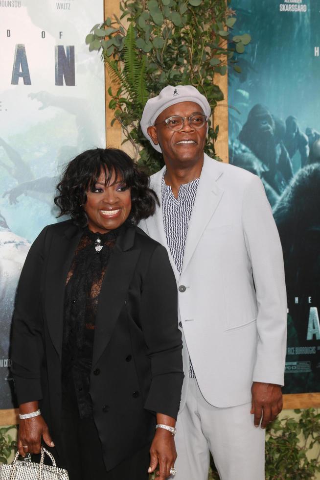 LOS ANGELES, JUN 27 - LaTanya Richardson-Jackson, Samuel L Jackson at The Legend Of Tarzan Premiere at the Dolby Theater on June 27, 2016 in Los Angeles, CA photo