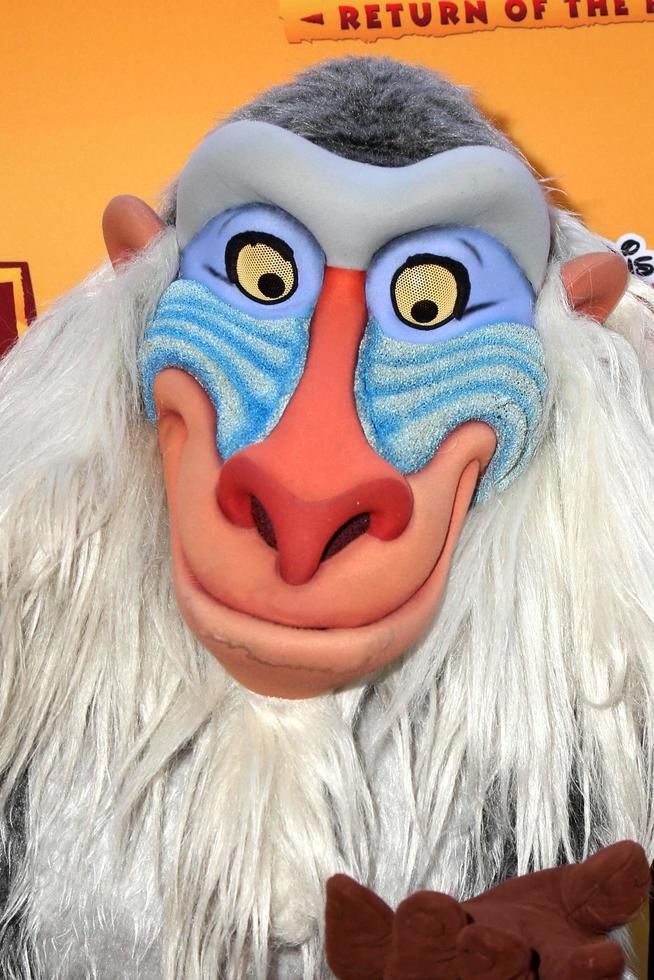 LOS ANGELES, NOV 14 - Rafiki at the The Lion Guard - Return Of The Roar Screening at the Walt Disney Studios on November 14, 2015 in Burbank, CA photo