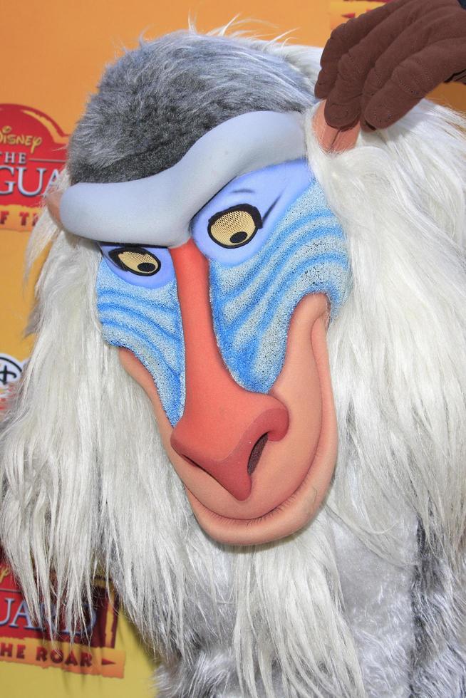 LOS ANGELES, NOV 14 - Rafiki at the The Lion Guard - Return Of The Roar Screening at the Walt Disney Studios on November 14, 2015 in Burbank, CA photo