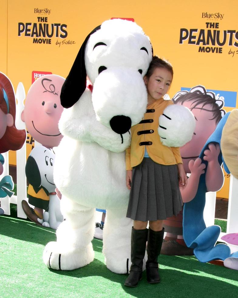 LOS ANGELES, NOV 1 - Aubrey Anderson-Emmons at the The Peanuts Movie Los Angeles Premiere at the Village Theater on November 1, 2015 in Westwood, CA photo