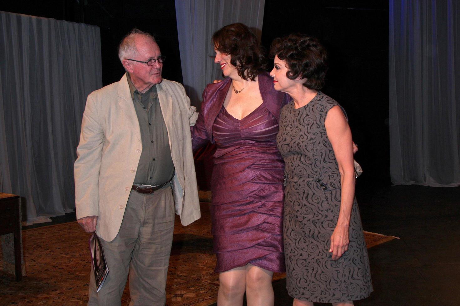 LOS ANGELES, AUG 12 - Author Rick FOster, Director Elina de Santos, Judith Chapman
 at the Vivien Play Opening Night at the Rogue Machine Theater on August 12, 2011 in Los Angeles, CA photo