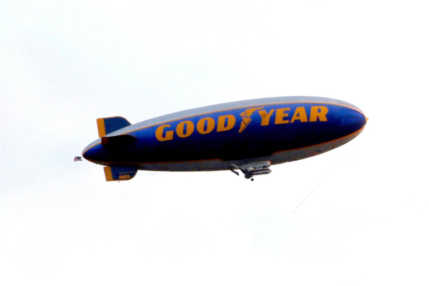 LOS ANGELES, SEP 28 - Goodyear Blimp at the Voyage Of Time - The IMAX Experience Premiere at the California Science Center on September 28, 2016 in Los Angeles, CA photo