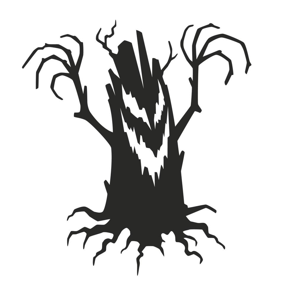 Vector Spooky Tree