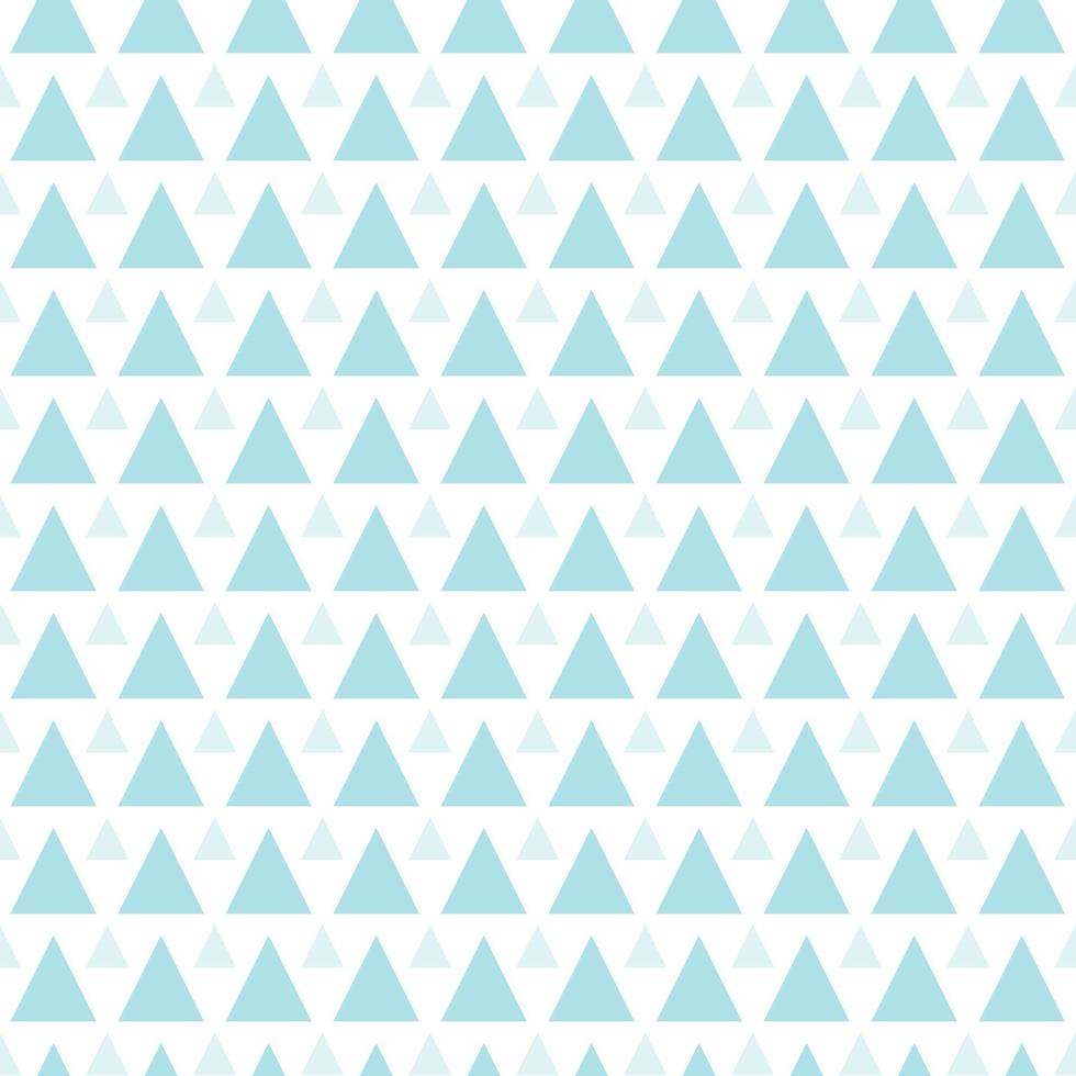 Cute seamless hand-drawn patterns. Stylish modern vector patterns with blue triangles. Funny Infantile Repetitive Print