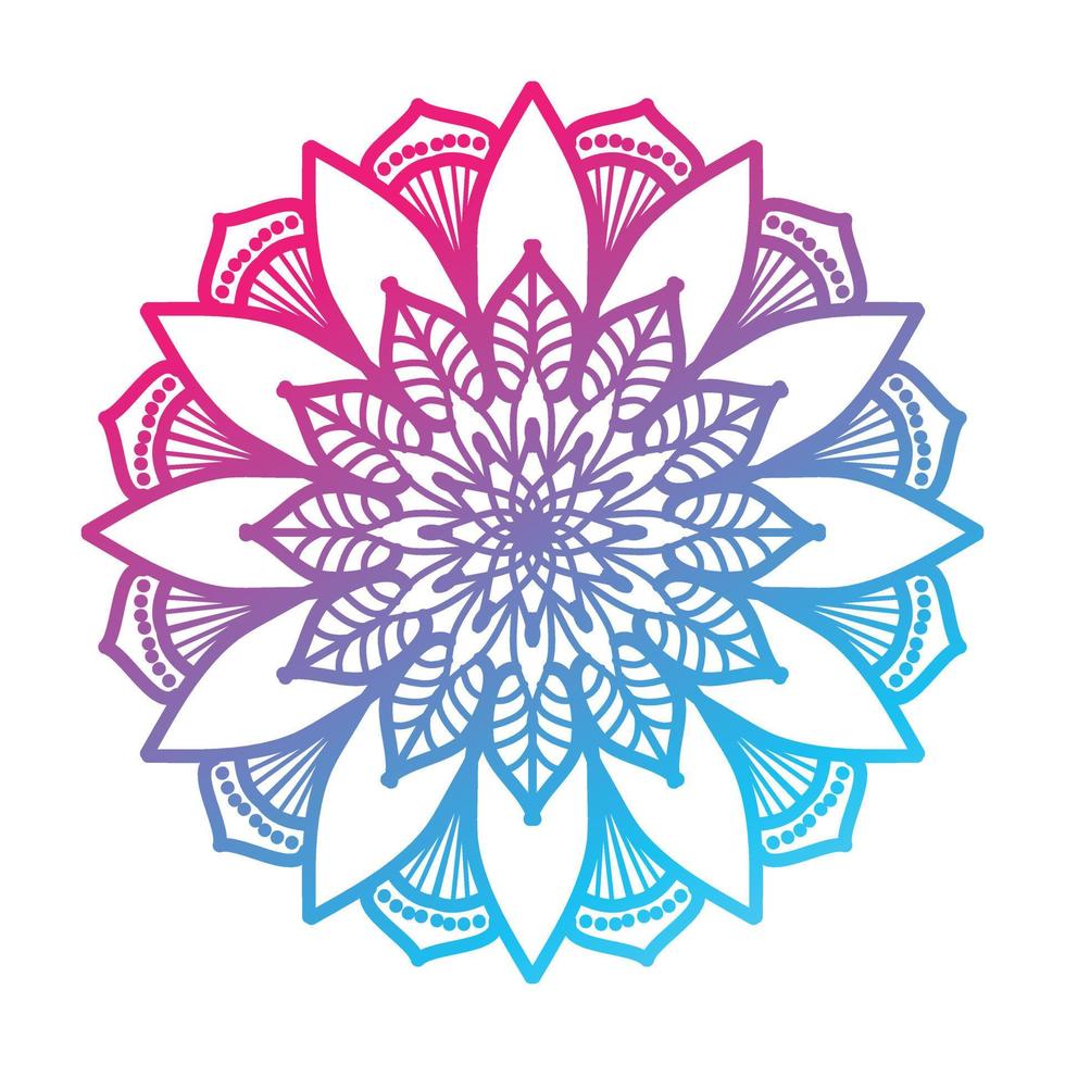 mandala de color degradado, fondo de diseño de mandala, diseño de mandala, diseño de papel tapiz de arte de libro de colores de patrón de mandala, patrón de mosaico, tarjeta de felicitación, diseño de mandala de conjunto, negro, diseño de mandala vector