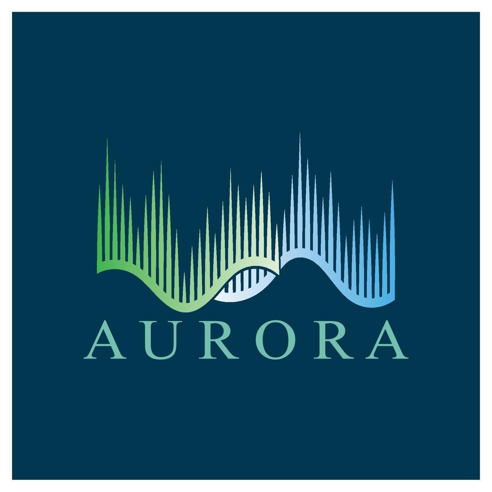 aurora logo design icon illustration vector template 12342276