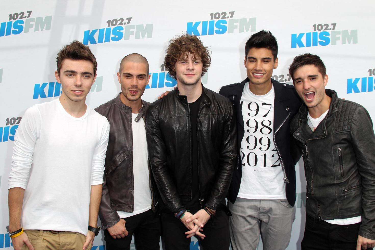 LOS ANGELES, MAY 12 - The Wanted
 arrives at the Wango Tango Concert at The Home Depot Center on May 12, 2012 in Carson, CA photo