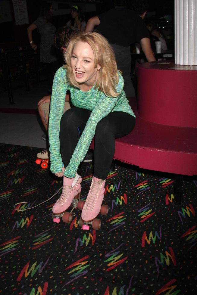 vLOS ANGELES, SEP 3 - Wendi McLendon-Covey at the The Goldbergs Press Event at Moonlight Rollerway on September 3, 2014 in Glendale, CA photo
