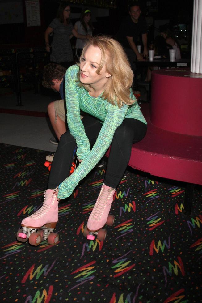 vLOS ANGELES, SEP 3 - Wendi McLendon-Covey at the The Goldbergs Press Event at Moonlight Rollerway on September 3, 2014 in Glendale, CA photo
