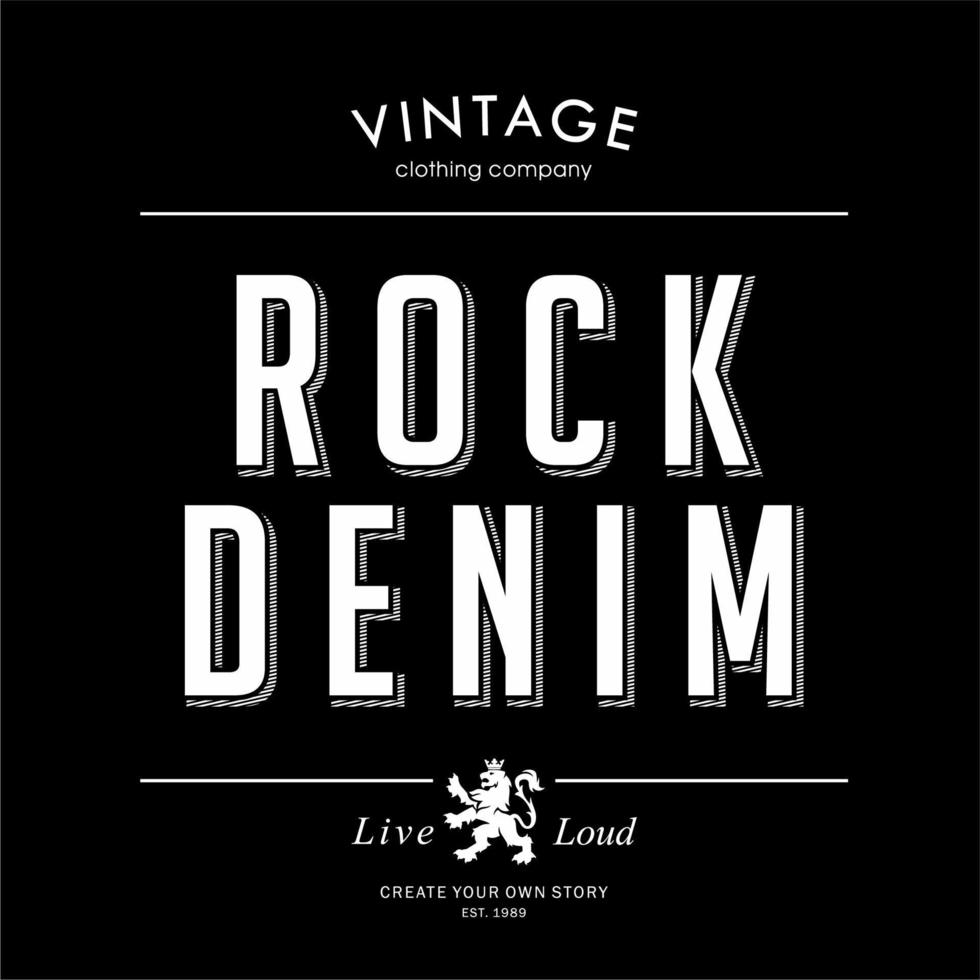 typography design vector for men's t shirts or other use concept
