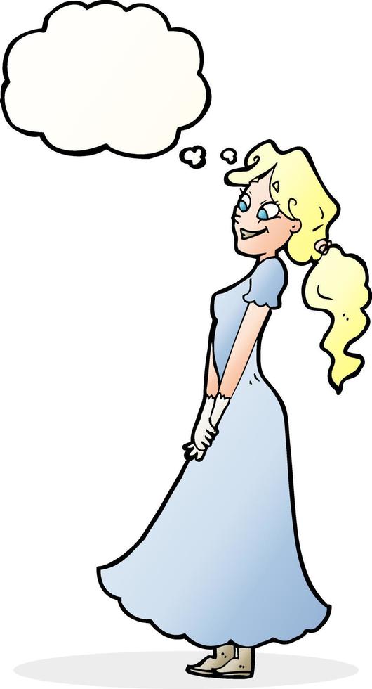 caricatura, bastante, mujer, en, vestido, con, burbuja del pensamiento 12344865 Vector en Vecteezy caricatura, bastante, mujer, en, vestido, con, burbuja del pensamiento 12344865 Vector en Vecteezy