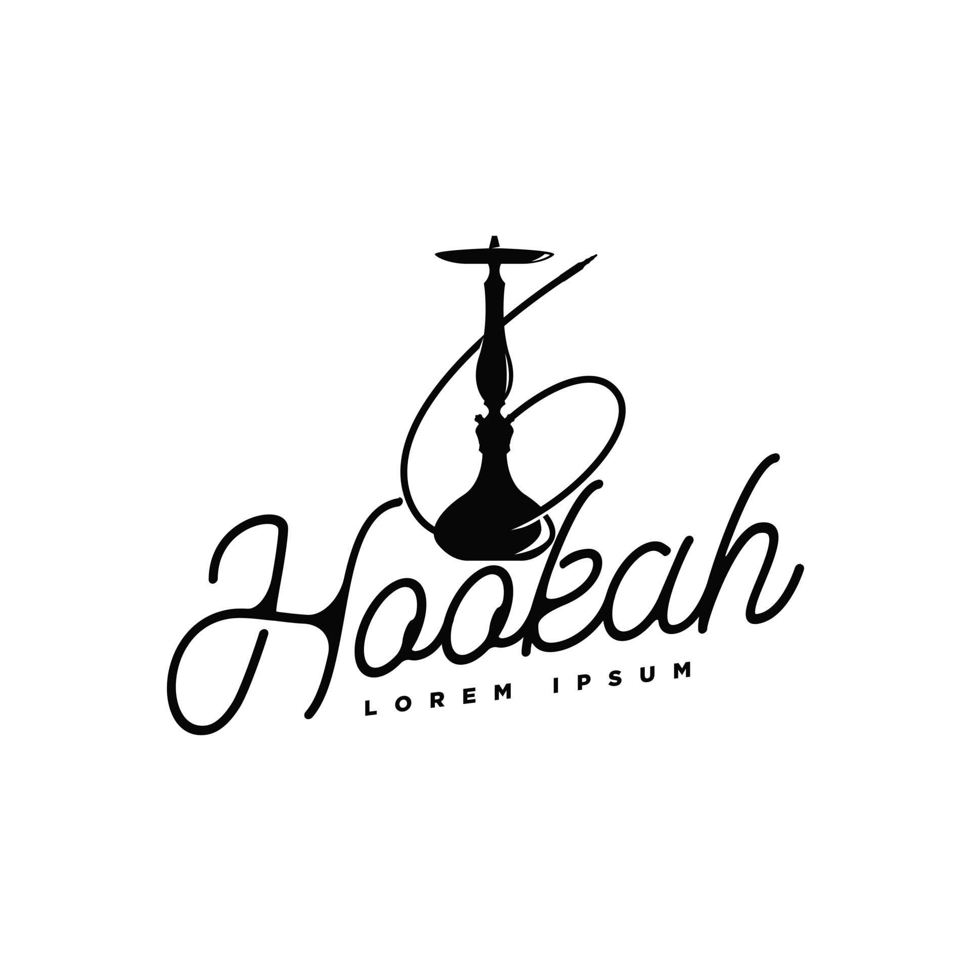 hookah logo, icon and vector 12345712 Vector Art at Vecteezy