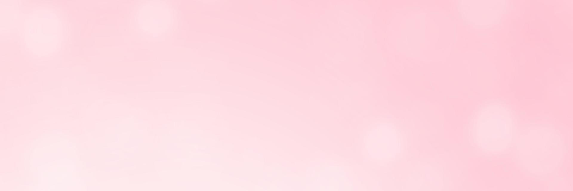 Banner pink background with bokeh. Vector illustration