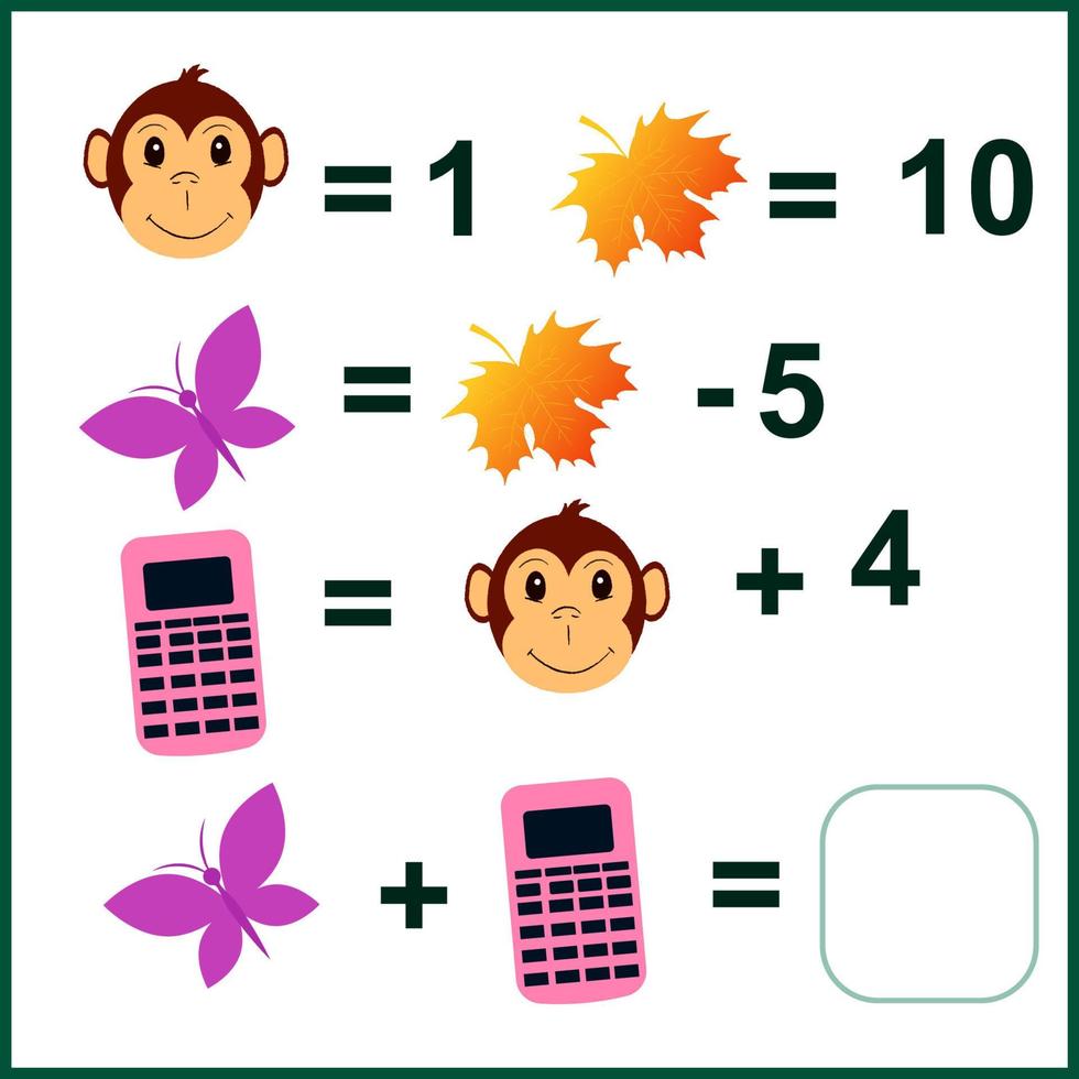 Math task. Additional education, vector