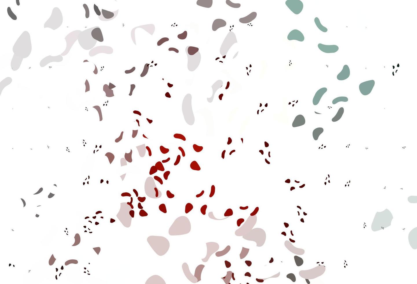 Light Red vector background with abstract forms.