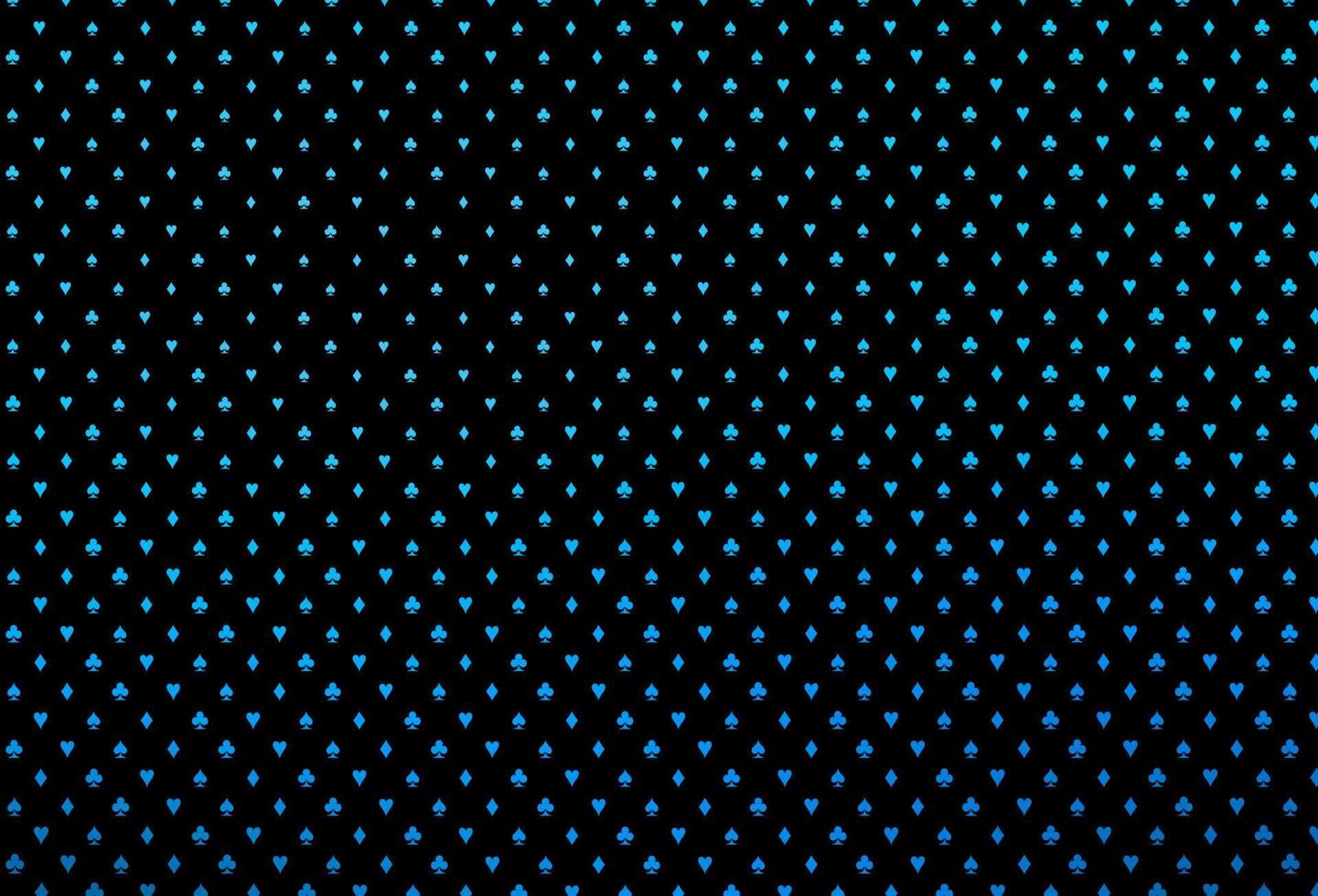 Dark blue vector pattern with symbol of cards.
