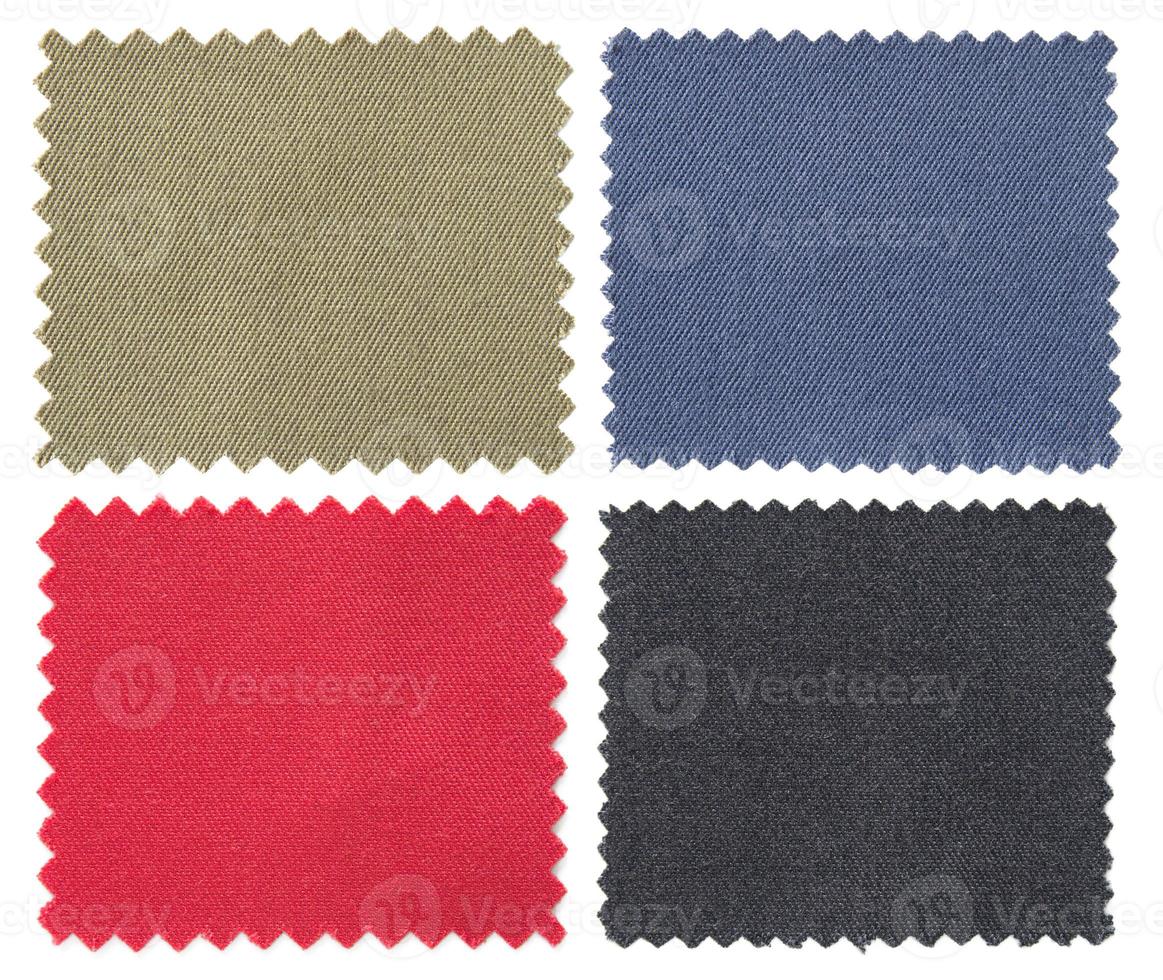 set of fabric swatch samples texture photo
