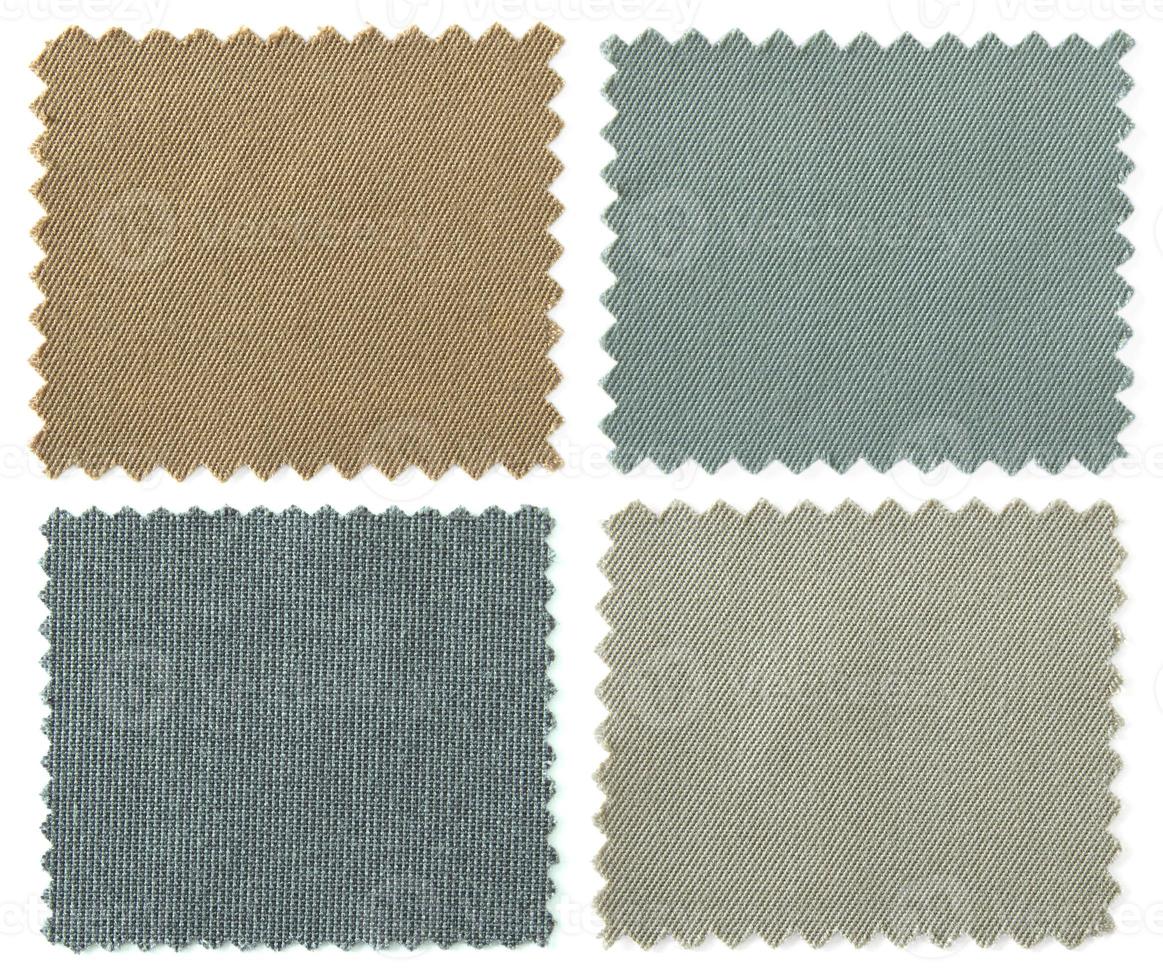 set of fabric swatch samples texture photo