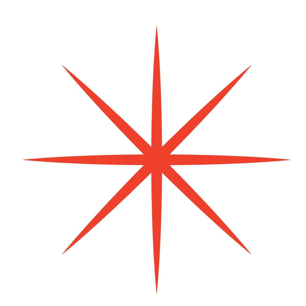 Christmas star .Vector illustration vector
