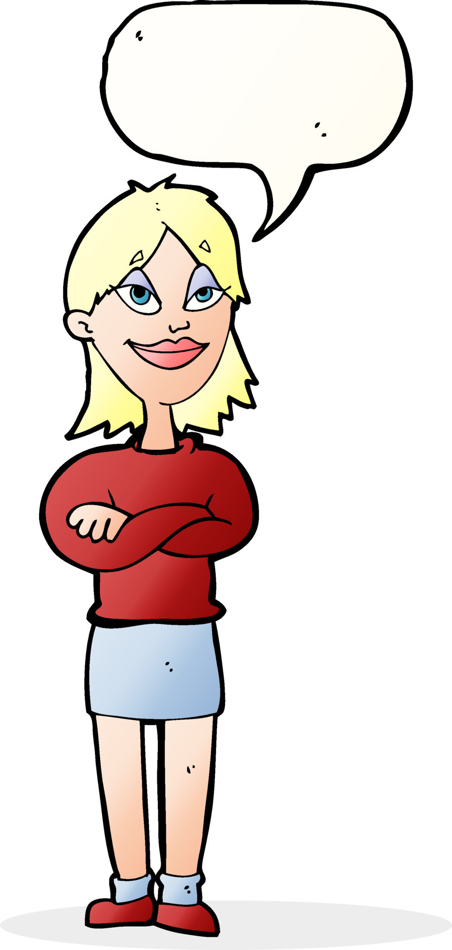 cartoon proud woman with speech bubble 12350250 Vector Art at Vecteezy cartoon proud woman with speech bubble 12350250 Vector Art at Vecteezy