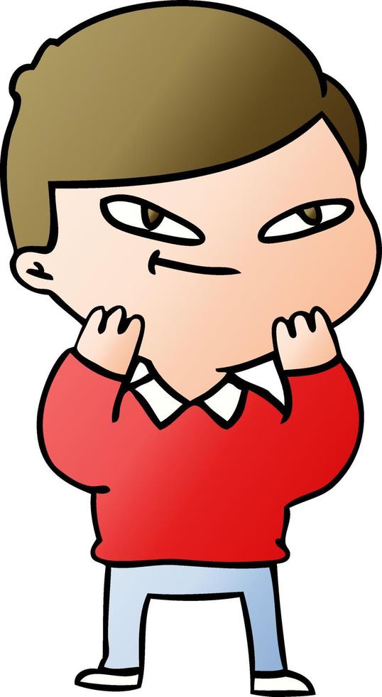 cartoon boy character vector