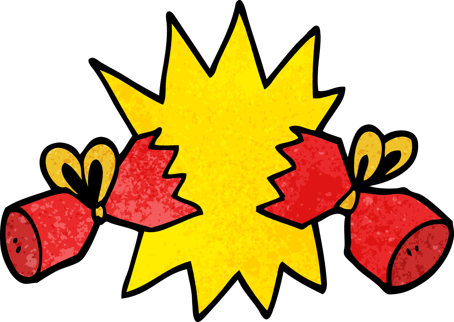 cartoon doodle cracker 12352423 Vector Art at Vecteezy