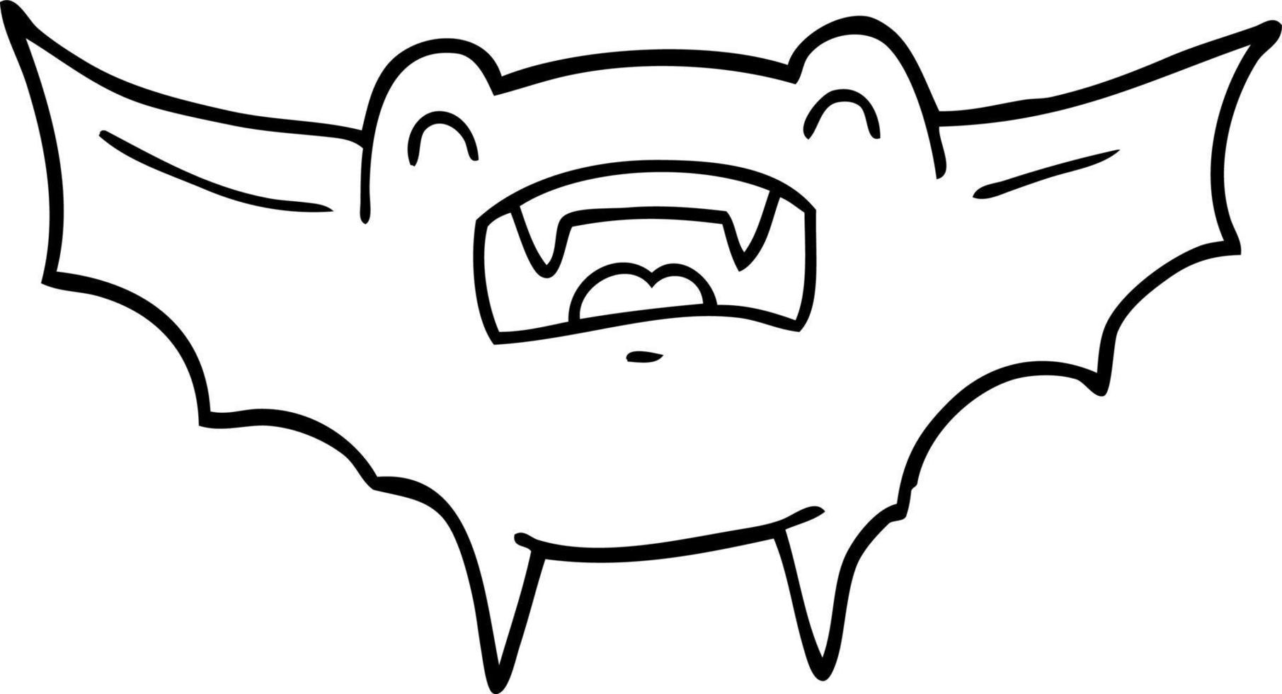 cartoon vampire bat vector