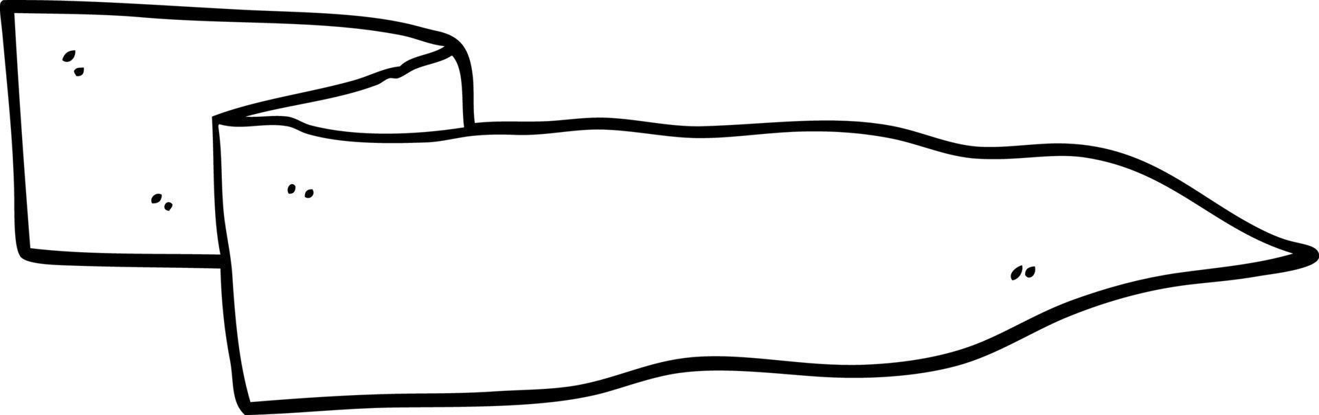 cartoon waving banner vector