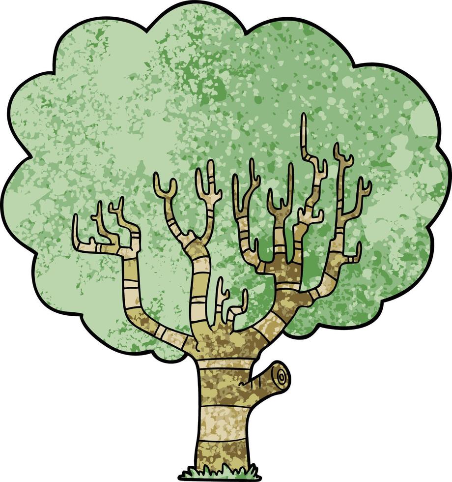 vector cartoon tree