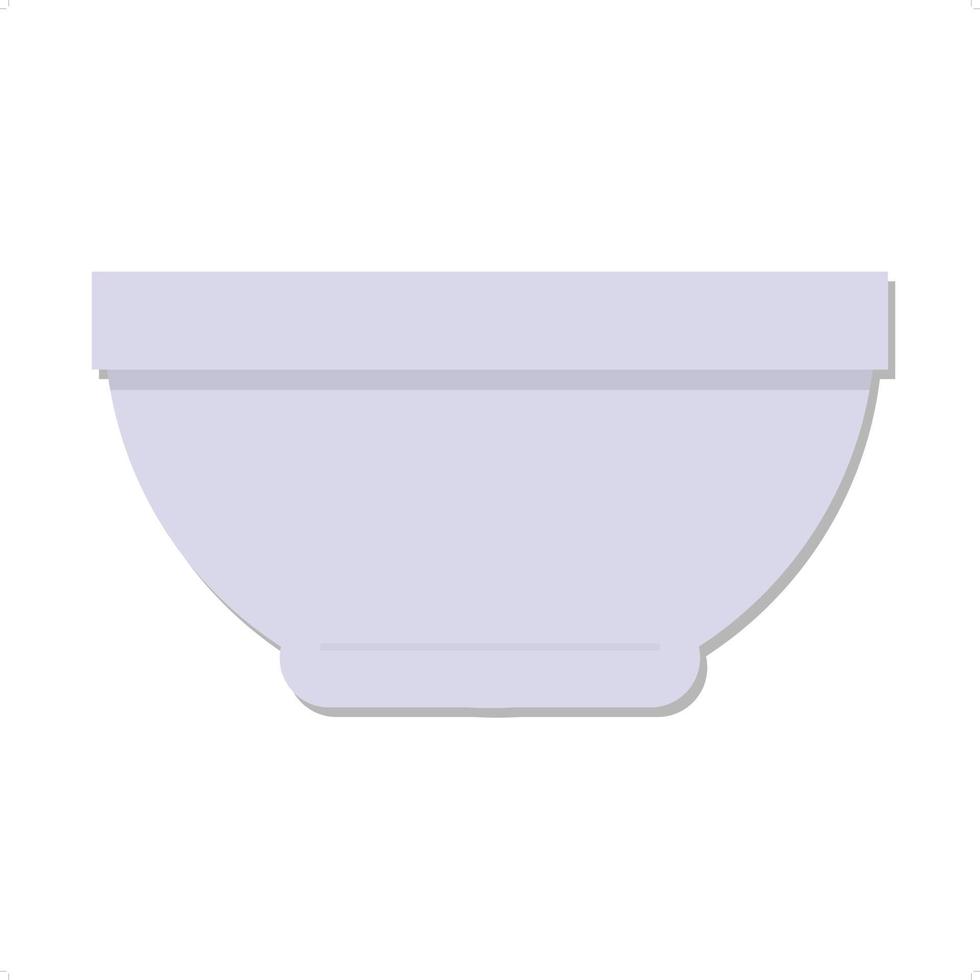 Vector bowl sticker