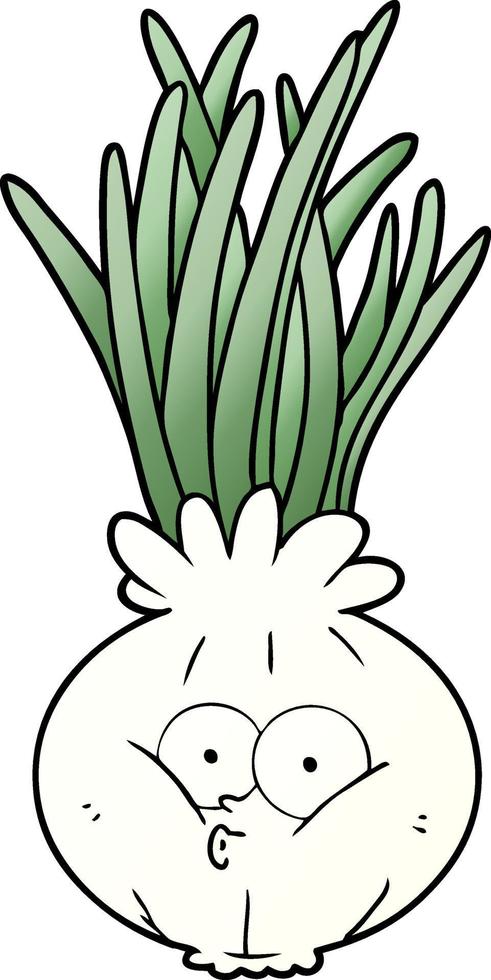 cartoon onion vector