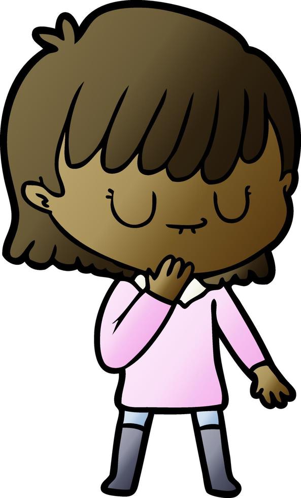 cartoon woman vector