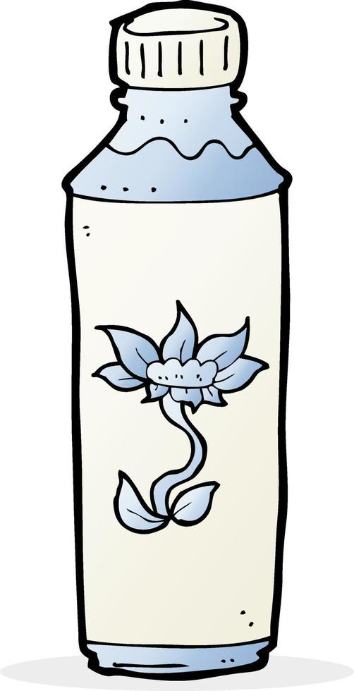 cartoon water bottle vector