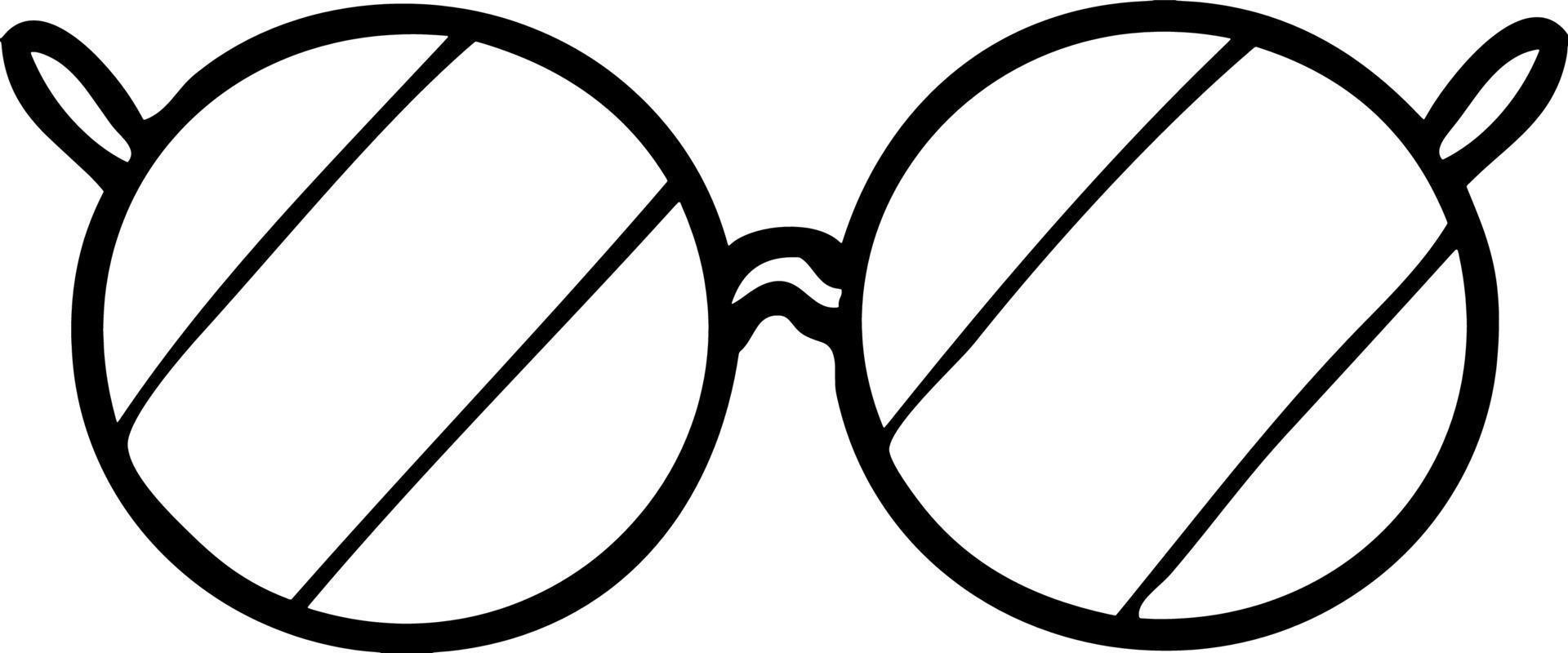 sunglasses line icon vector