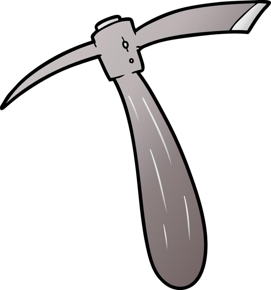 cartoon pick axe vector