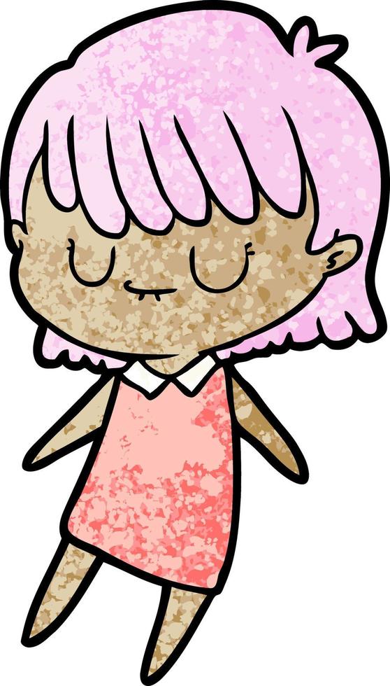 cartoon woman character vector