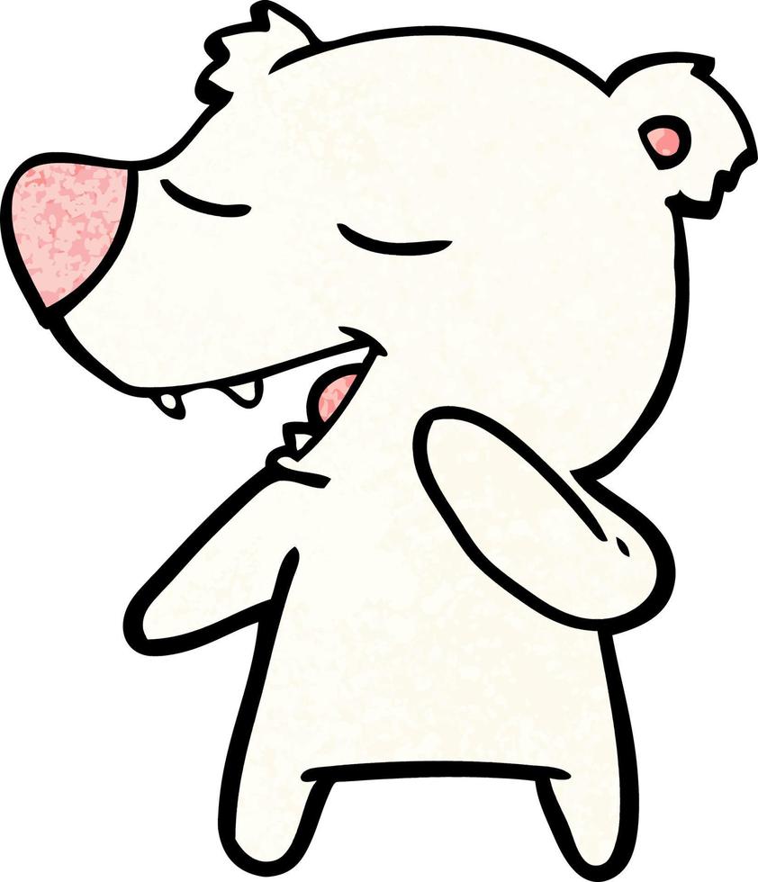 polar bear cartoon vector