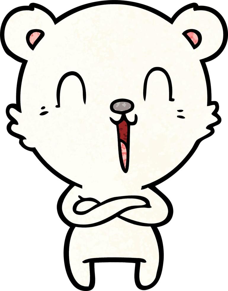 polar bear cartoon vector