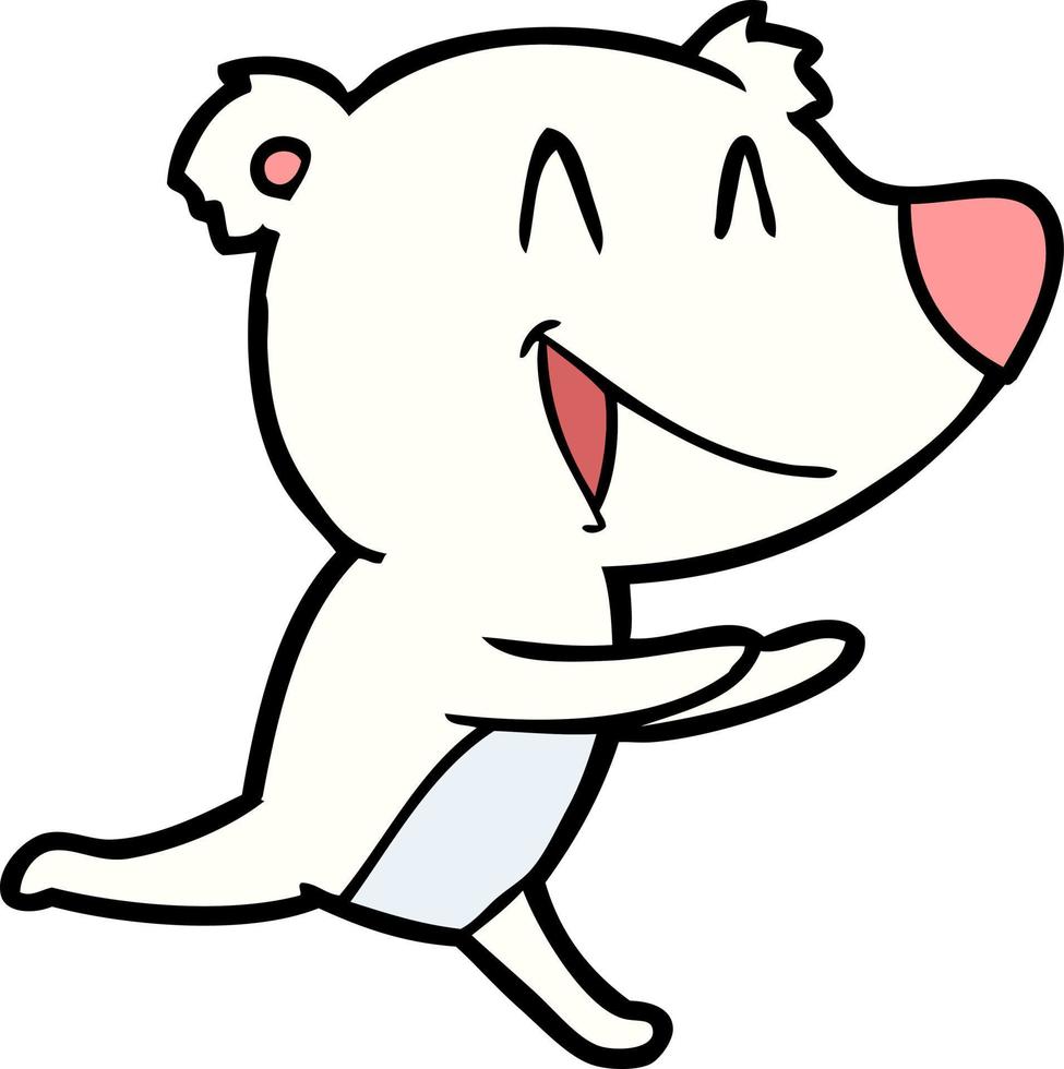 polar bear cartoon vector