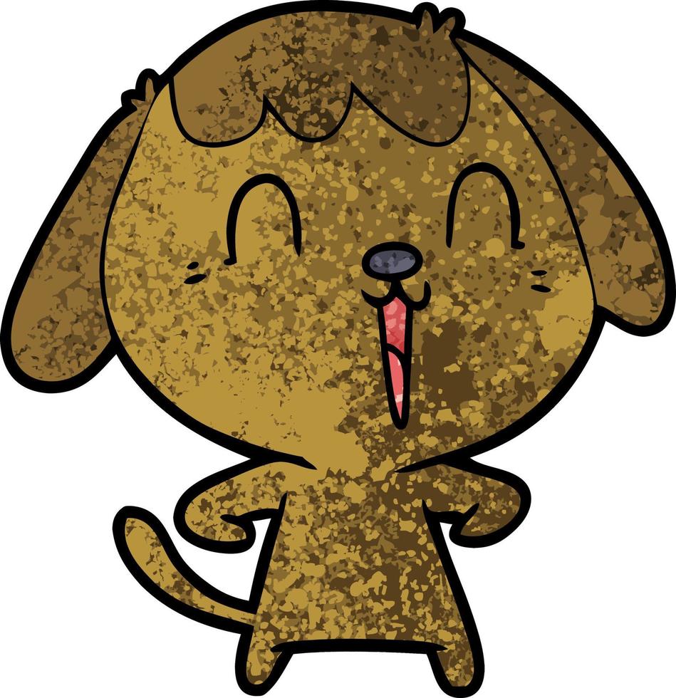 cute cartoon dog vector
