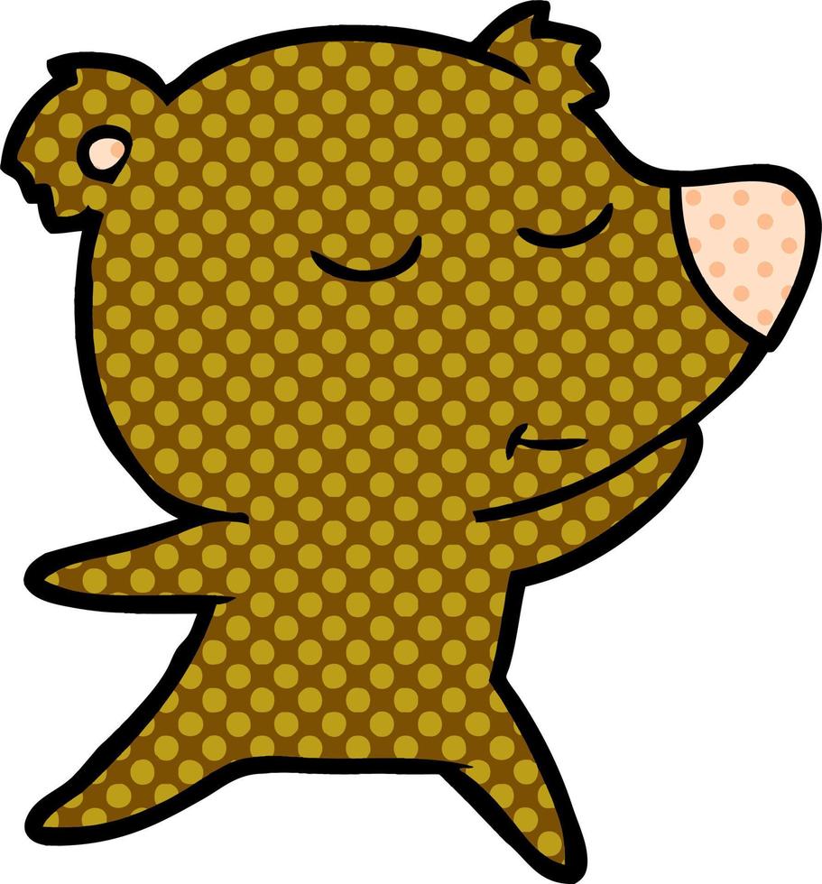 bear cartoon chraracter vector