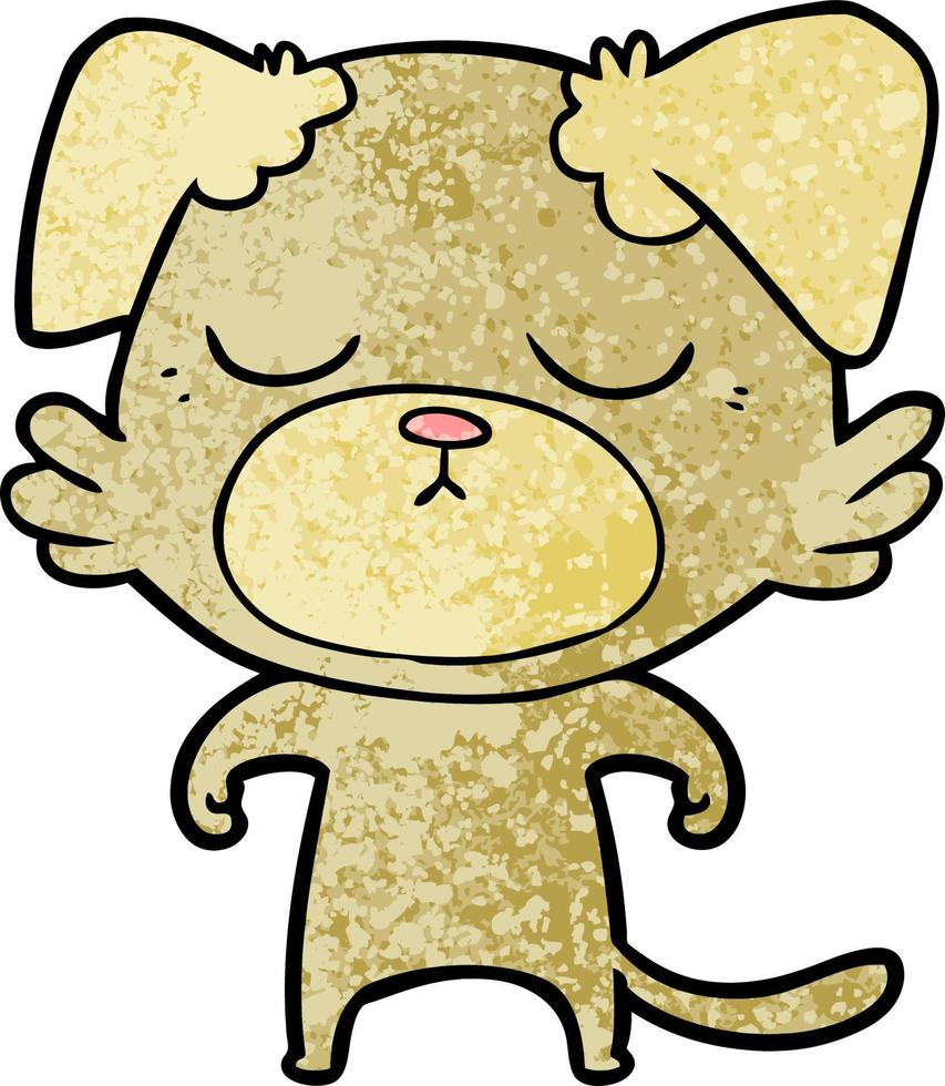 cute cartoon dog vector