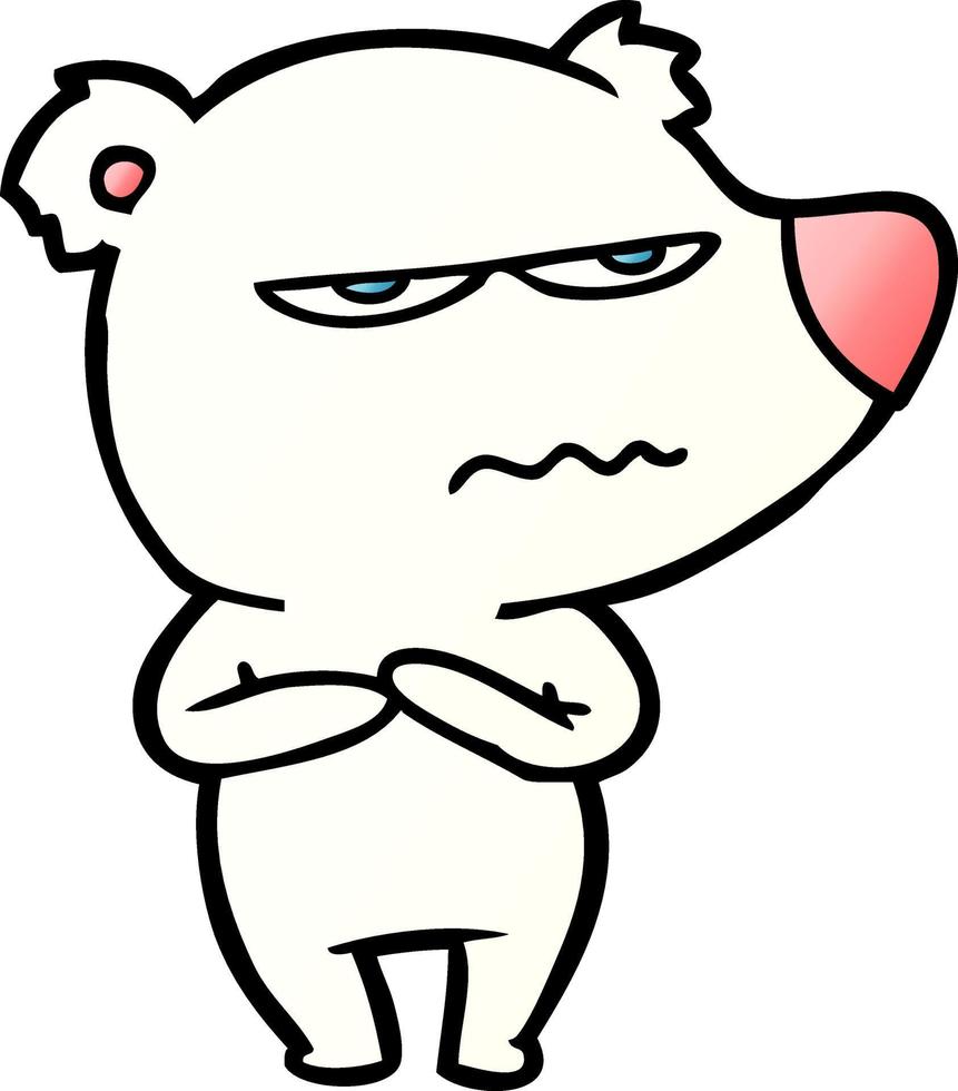 polar bear cartoon vector