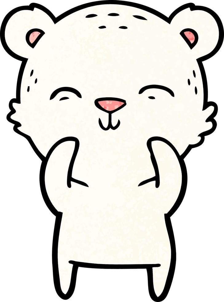 polar bear cartoon vector