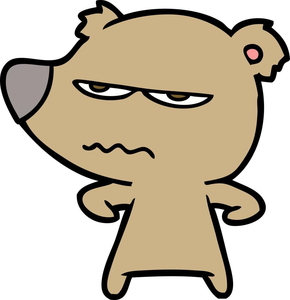 bear cartoon chraracter vector