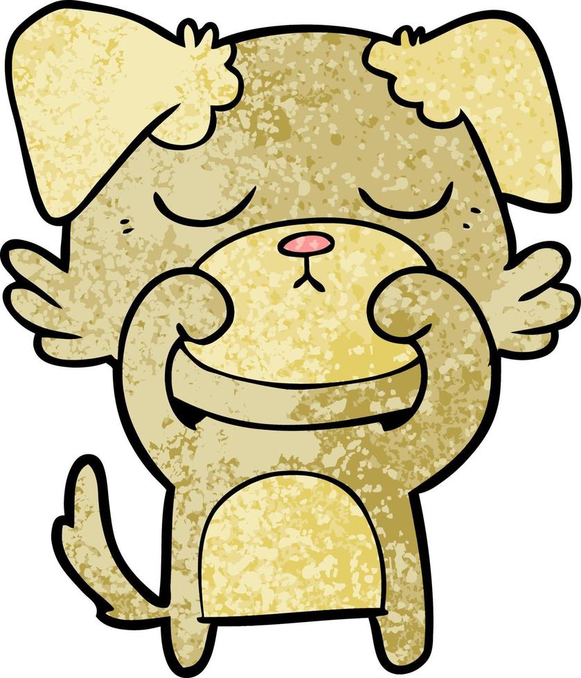 cute cartoon dog vector