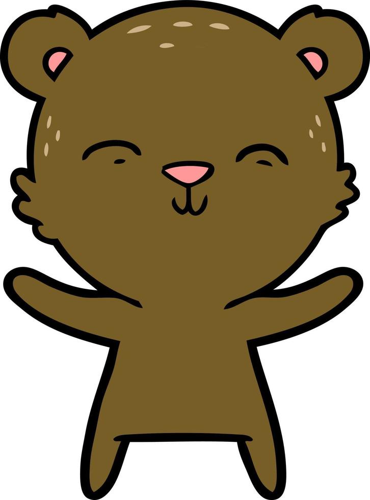 bear cartoon chraracter vector